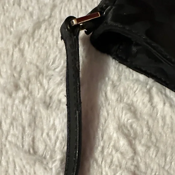 Michael Kors Black Nylon Animal Print Crossbody Bag - Picture 13 of 14